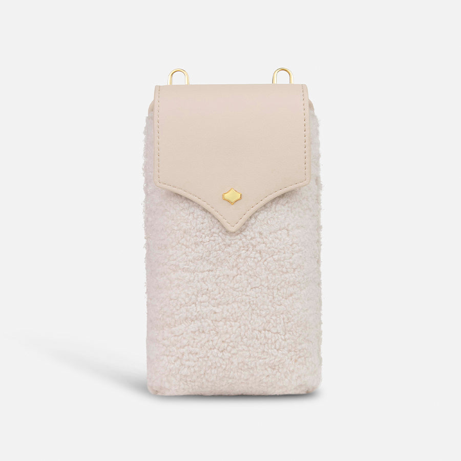 Shearling pouch sale