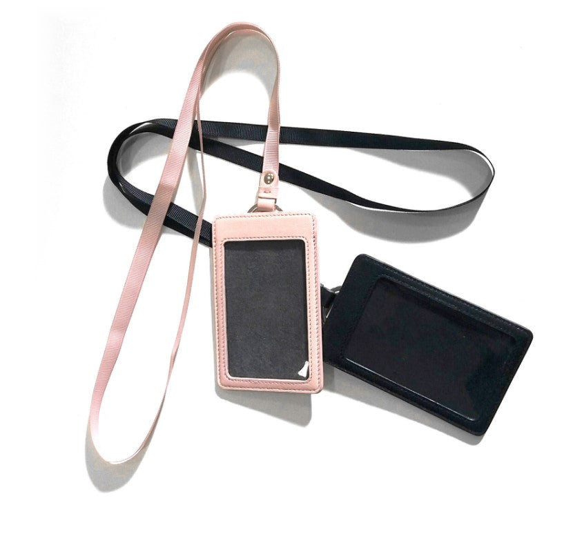 Badge Holder - Black Silver