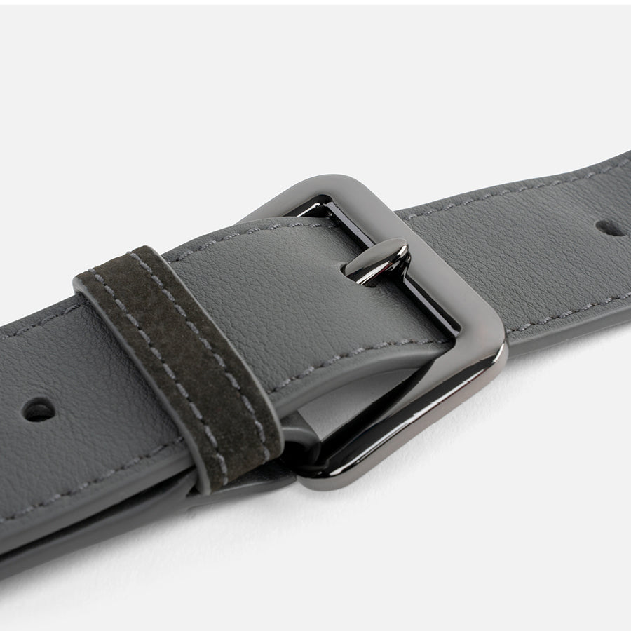 Strap Leather - Khaki Grey