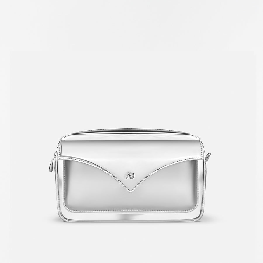 Box Phone Bag - Silver