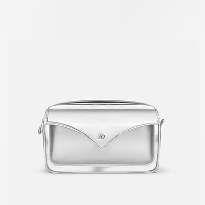 Box Phone Bag - Silver