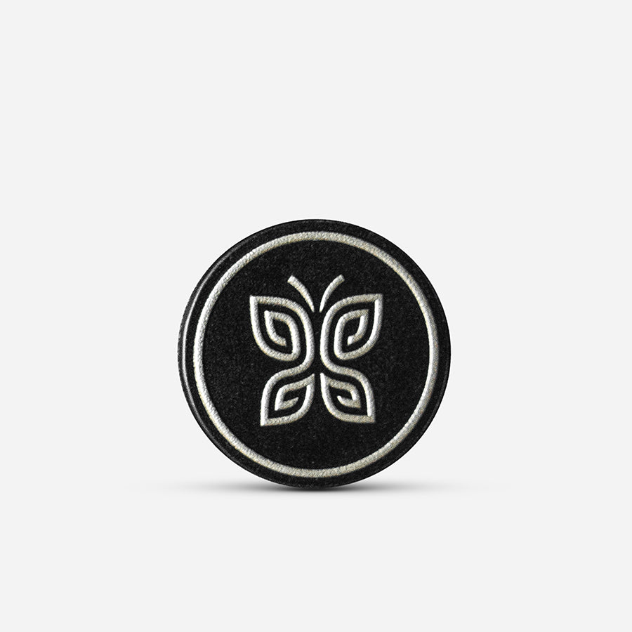 Patch double button - Butterfly