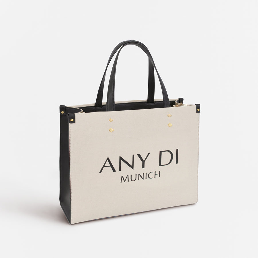 Preloved Tote Bag M -Black Sand