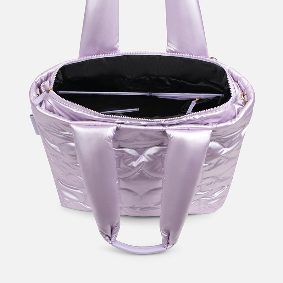 Preloved Puffer Bag - Lavender