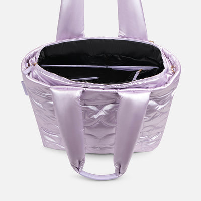 Preloved Puffer Bag - Lavender