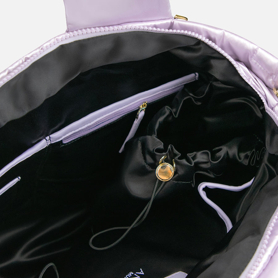 Preloved Puffer Bag - Lavender