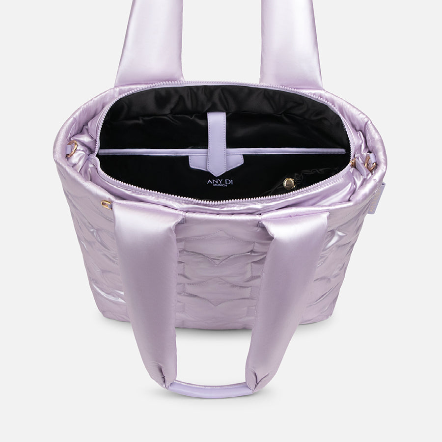 Preloved Puffer Bag - Lavender