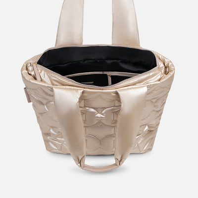 Preloved Puffer Bag - Champagne