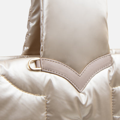 Preloved Puffer Bag - Champagne