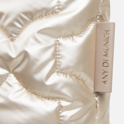 Preloved Puffer Bag - Champagne