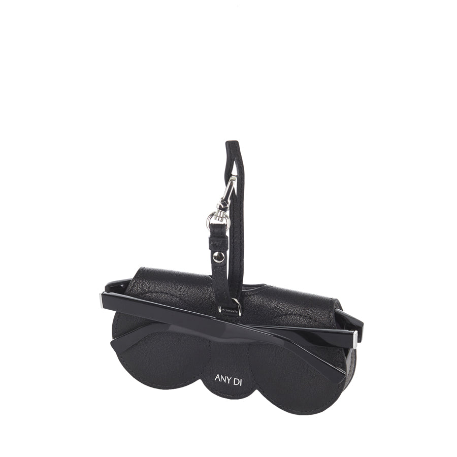 Any Di Munich: Black and Silver Suncover / Women\'s Sunglasses Case 8239-SP101602BK-  main image 2