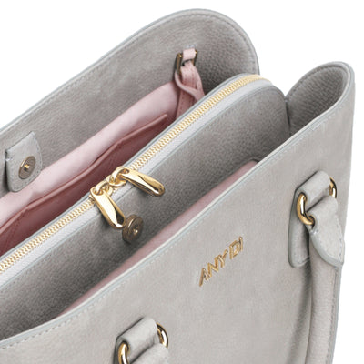 Bag M - Light Grey Nubuck