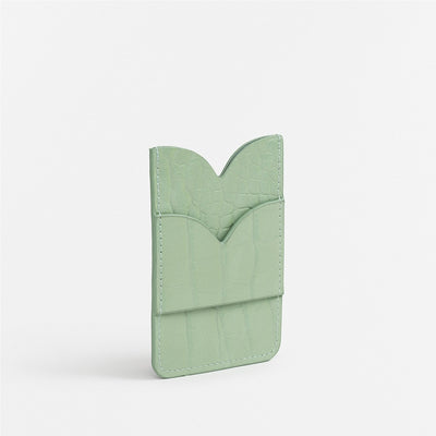 Card Pocket - Croco Mint