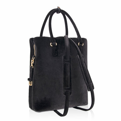 Bag L Velvet - Black