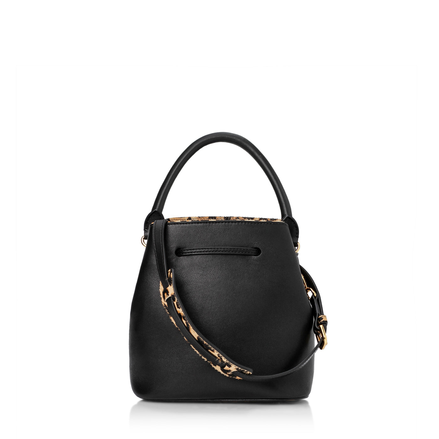 Bucket Bag Mini - Black Leopard