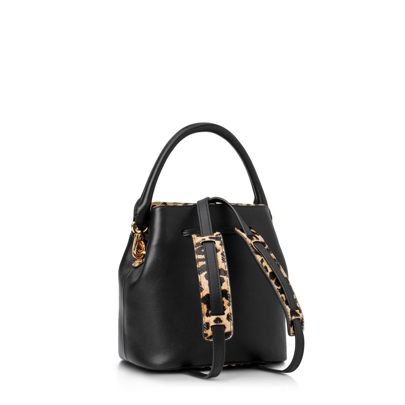 Bucket Bag Mini - Black Leopard