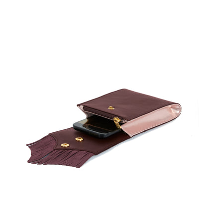 Preloved PhoneBag Fringes - Acai