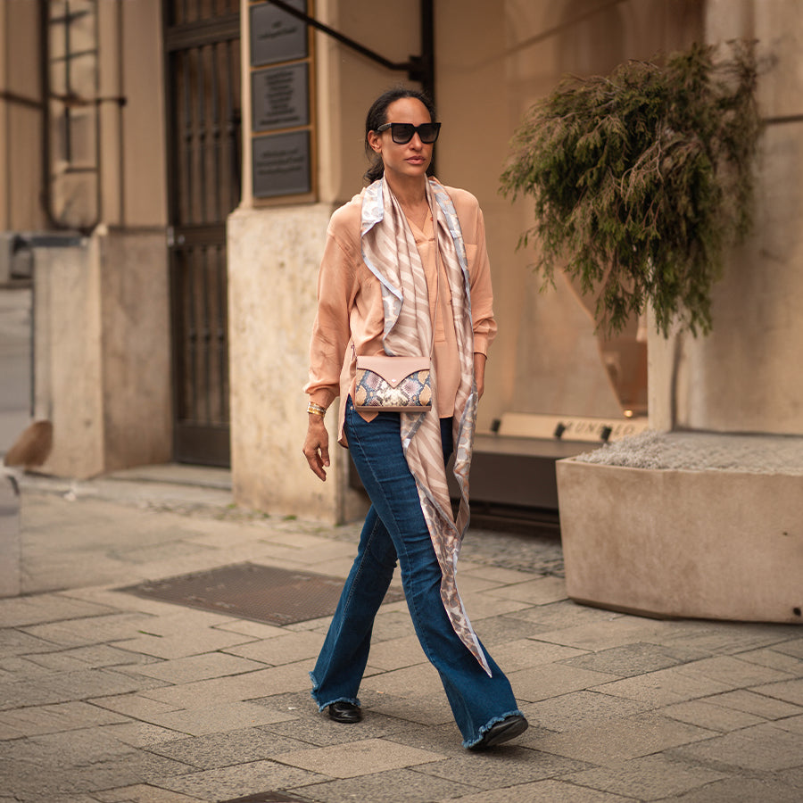 Preloved Emblem Bag - Snake