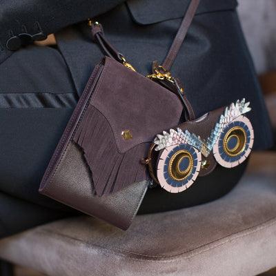 Preloved PhoneBag Fringes - Acai